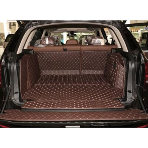 Car Travel Brand Special trunk mats for BMW X5 5seats F15 2017-2014 durable waterproof boot carpets cargo liner for X5 2015