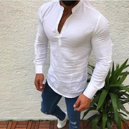 COZOK Long Sleeve Polos For Men