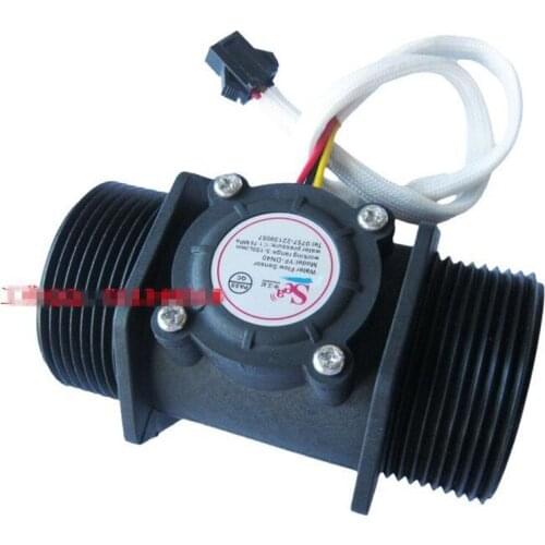 G11/2" YF-DN40 Plastic Hall Turbine flow sensor switch valve