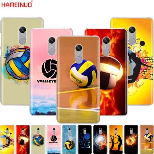 HAMEINUO Fire Volleyball sport water Cover phone Case for Xiaomi redmi 5 4 1 1s 2 3 3s pro PLUS redmi note 4 4X 4A 5A