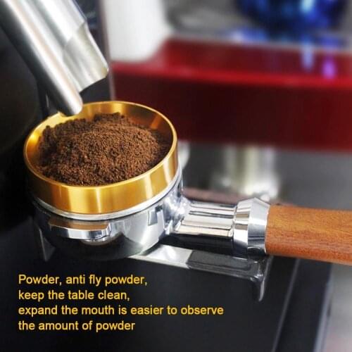 51/54/58mm Magnetic Espresso Coffee Powder Container Dosing Ring for Grinder Dosing Ring Brewing Bowl Coffee Powder Portafilter