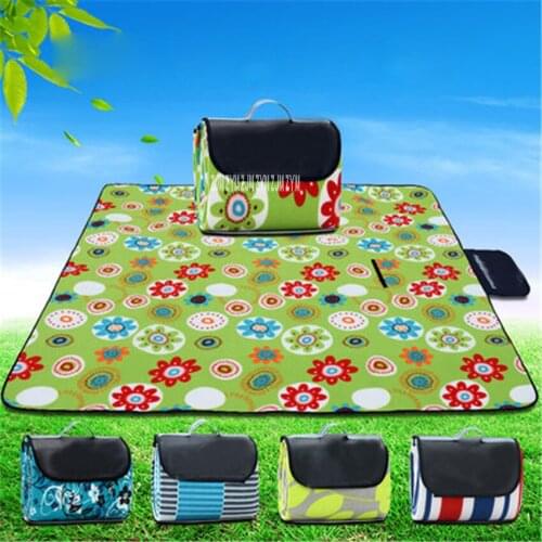 Outdoor Camping Mat 200*200cm Waterproof Foldable Picnic Mat Plaid Beach Blanket Baby Climb Blanket Multiplayer Tourist Mat