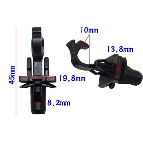 Fit for 14-17 new highlanda RAV4 crown carollion a-pillar panel buckle retaining clip accessories 4pcs