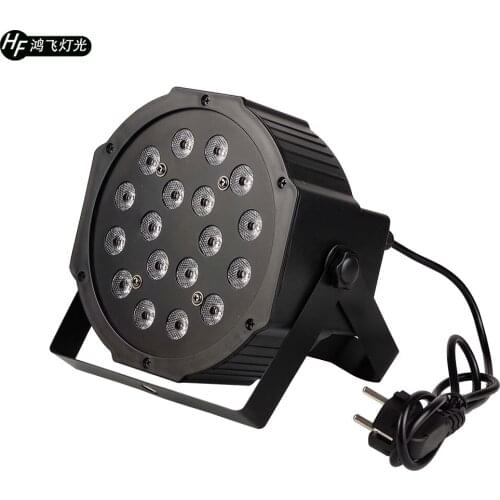 Stage Led Par Light RGB 3in1 18x3w Full Color KTV Wash Lamp DMX512 Stage Light DJ LED