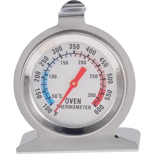 1pcs Stainless Steel Food Meat Temperature Classic Stand Up Dial Oven Thermometer Gauge Gage Cooker Thermometer Popular New