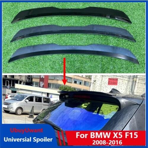 UBUYUWANT For 2008-2016 BMW X5 E70 F15 Roof Spoiler Universal ABS Hatchback Car Tail Wing Decoration Rear Spoiler Accessories