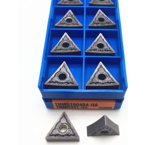Lathe tool carbide blade TNMG160404 HA PC9030 TNMG160408 HA PC9030 high quality external turning tool TNMG160404 TNMG160408
