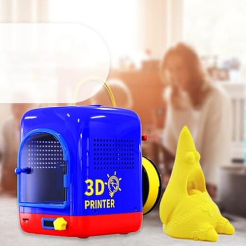 1 Set Portable Mini 3D Printer PLA Filament for Beginner Child Kid Entry-Level with Enclosed Desktop FDM