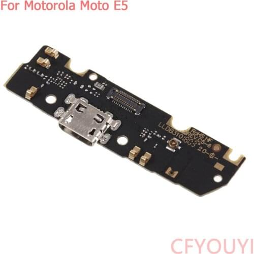 10pcs/lot New Dock Connector Data Transfer Connect Board For Motorola Moto E5 Plus USB Charging Charger Port Flex Cable