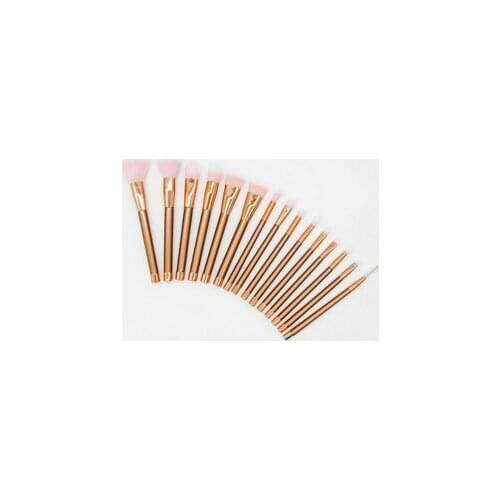 100sets 15pcs/set Makeup Brushes Set Rose Gold Powder Foundation Blusher Eyeshadow Lip Make Up Brushes fashion