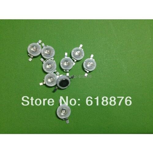 10pcs1w 3W Ultra Violet UV Power LED 415nm-420NM Emitter 3w Led lamp beads