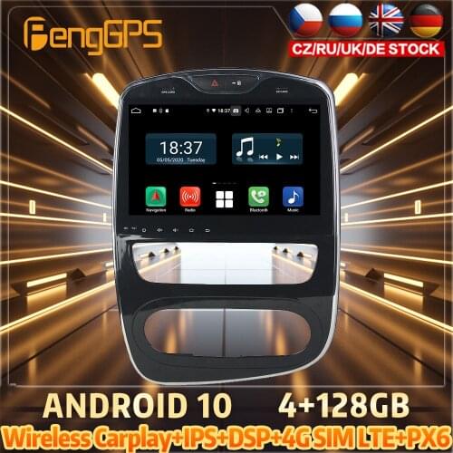 128G Android10 PX6 DSP For RENAULT Clio 2017 2018 Car DVD GPS Navigation Auto Radio Stereo Video Multifunction CarPlay HeadUnit