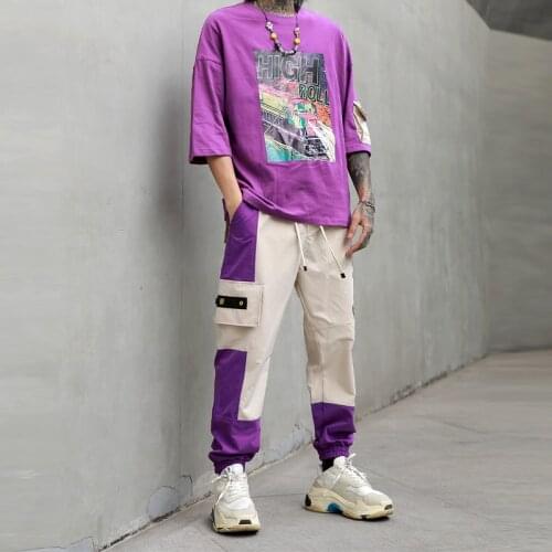 2020 Streetwear Men Tracksuit Summer Sweatsuit Short sleeve T Shirts And Pants Jogging 2 pieces Set Mens Sportswear Suits