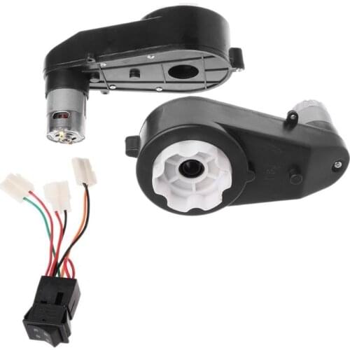 3pcs/set 550 Universal Children Electric Car Gearbox with Motor 12V Gear Box