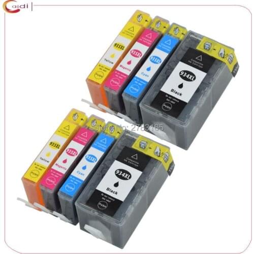 8PK Compatible For HP 934 935 Ink Cartridge 934XL 935XL for HP OfficeJet Pro 6230 6830 6820 Printer for hp934