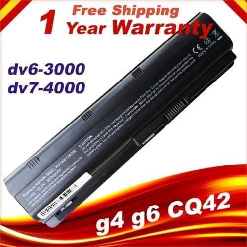 Laptop Battery For HP Pavilion G4 G6 G7 G32 G42 G56 G62 G72 G62T CQ42 CQ43 CQ56 CQ57 CQ62 CQ72 DM4 DM4T MU06 HSTNN-UB1G Fast sh