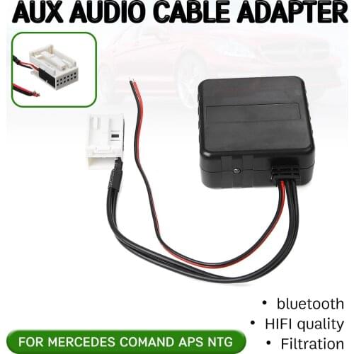 Bluetooth Aux Receiver Cable Adapter Hifi Quality for Mercedes for Benz W169 W245 W203 W209 W164 Wireless Aux Interface