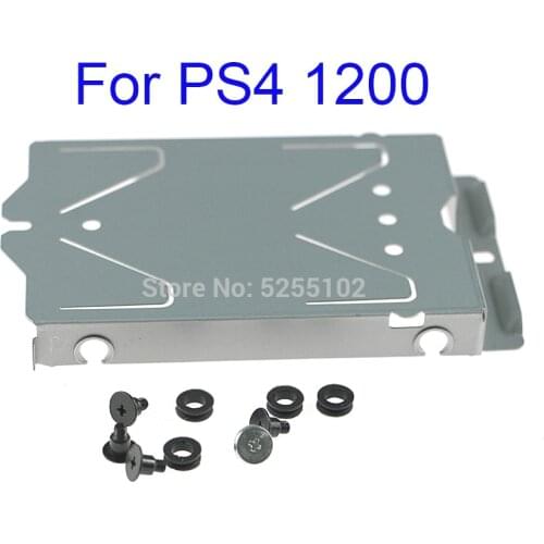 1set Replacement Hard Drive Caddy Holder Cage Housing Screws for PS4 1000 1100 for ps4 1200 hdd hard drive mounting bracket