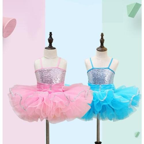 2019 Children Ballet Skirt bue/ Swan Children Tutu Skirt Pattern Ballet dance tutu skirt for kid 110-160cm