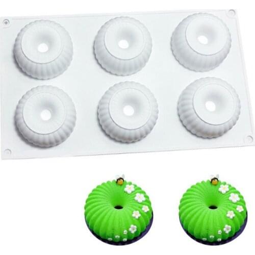 1PC Turkey Cake Mold Silicone Mold Bake Ware Cake Decoration Tools Making Jelly Donut Cookie Mousse Ring Chocolate Michelin