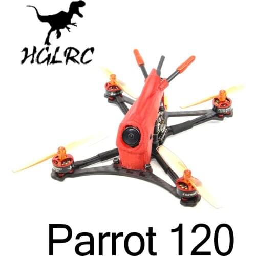 HGLRC Parrot120 120mm F4 2.5 Inch Toothpick FPV Racing Drone PNP BNF w/ 400mW VTX Turbo Eos2 Camera - Without Receiver