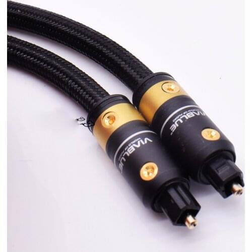 HIFI Audio 4-core ODR Fiber Optic Cables Optical Fiber spdif Cable Professional 5.1 dolby DTS for DAC / Digital Interface