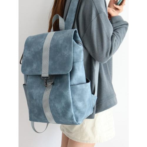 HISUELY Fashion Bohemia Women Shoulder Bag PU Leather Travel Backpack High Quality School Bag for Girl Sac a Dos Feminina BG1591