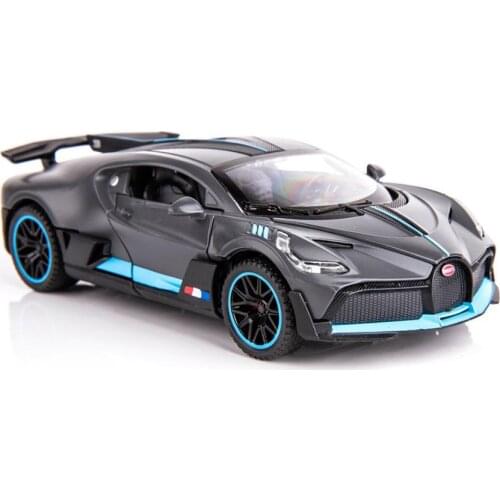 Hot 1:32 scale wheels super sport car metal model with light and sound Bugatti divo diecast vehicle toys collection for gift