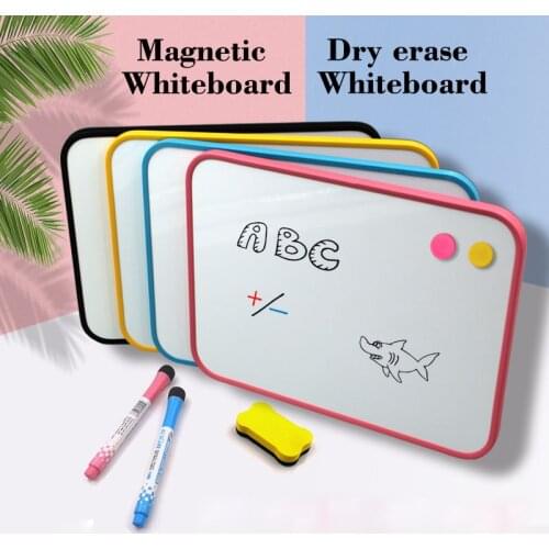 A3 Size Magnetic WhiteBoard Dry Erase White Board Kid Drawing Board School Family Writing Practice Message Board Bulletin Board