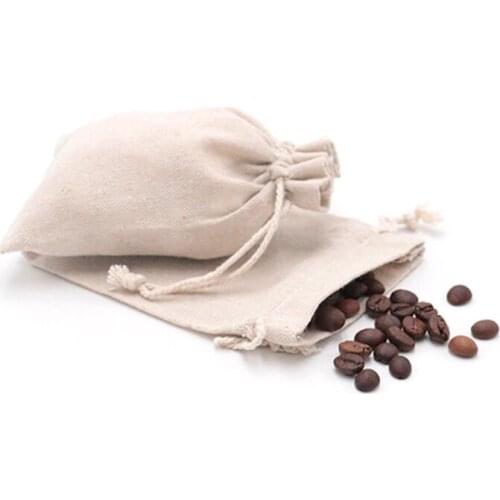 Muslin Gift Jewelry Packaging Bag 10*14cm Candy Toy Stored Bag 200pcs/lot Drawstring Wedding Gift Cotton Bag Pouches