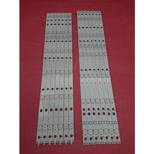 New 5set=70 PCS LED backlight strip for KDL-55W650D GJ-2K16-550-D712-S1-L R TPT550F2 FHBN20.K 01P13 01P12 01N30 01N29