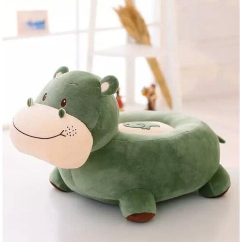 New plush high quality hippo sofa toy cartoon green hippo sofa gift about 60x45x40cm 0268