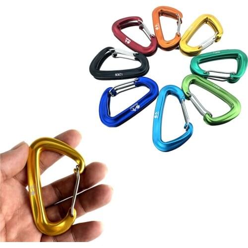 New RedCarabiner 12KN Heavy Duty Carabiner Clips Keychain Climbing Snap Clip Lock Buckle Hook for Hammocks Camping Hiking