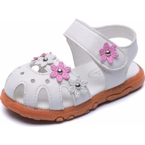 Sandalia Infantil 2020 Summer Zapatos Nina Floral Girls Sandals Princess Kids Shoes For Baby Girls Cool Baby Scandals
