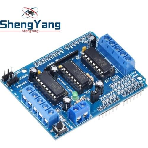ShengYang 1pcs L293D Motor Drive Shield dual for arduino Duemilanove, Motor drive expansion board motor control shield
