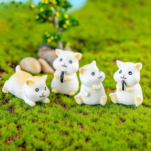 Fairy Mini Garden Accessories Miniatures Resin Miniature Figurines for Ornaments Home Decorations Animal Figures Mushroom Decor