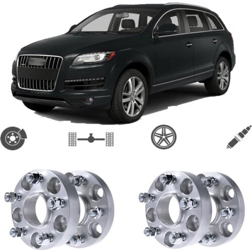 Teeze 4pcs 5X130 71.6CB 30mm Thick Hubcenteric Wheel Spacer Adapters For Audi Q7 2006-2014