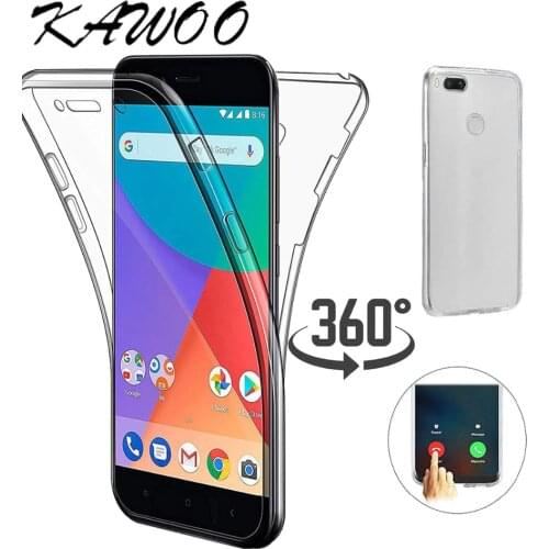 360 Degree Full Body Front and Back Protection Case Cover For Xiaomi Mi A1 Ultra Thin Slim Phone Capa For Redmi 5 Plus 4X 4A 5A