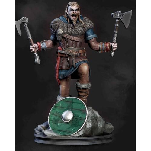 1/24 75mm 1/18 100mm Resin Model Kits Viking Warrior Soldier Figure Unpainted No Color RW-077