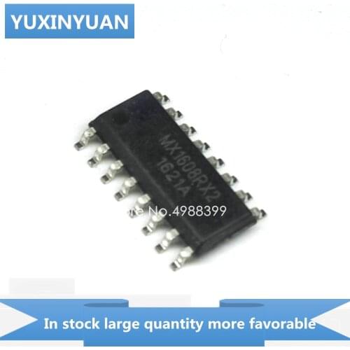 10PCS/LOT MX1608RX2 MX1608 MX1608RX MX 1608RX2 SOP16 in stock