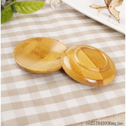100 Pcs Wood Table Coasters Wooden Cup Pad Coffee Mug Table Mat Tea Cup Mats Cup Pad Table Decoration