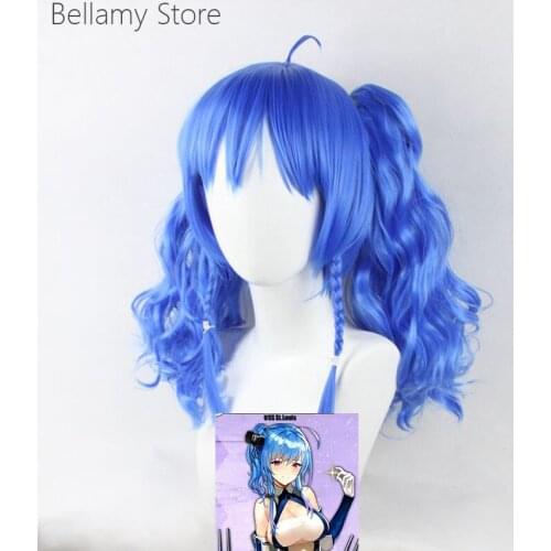 Azur Lane St. Louis Heat Resistant Cosplay Costume hairwear Wig+Wig Cap