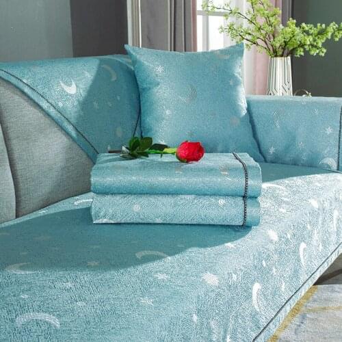 Sofa Cover Sectional Sofa Cover for Living Room European Jacquard Sofa Cover L Shape Sofa Cover Universal Cushion Cover for Sofa