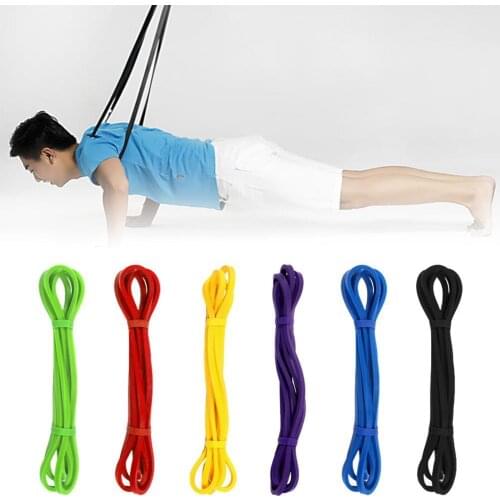 1Pc Multifunctional Fitness Elastic Band Resistance Band Yoga Athletic Pull Rubber Band Loop Expand Sport Exercise Equipment New