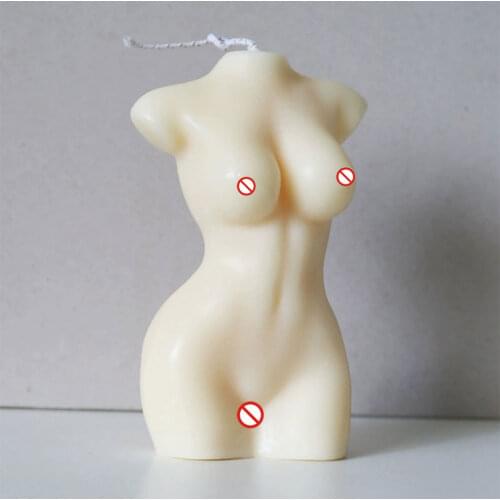 Perfect Bust Female Body Candle Mold Women Torso Aromatherapy Candle Making Wax Mould Human Body Soap Silicone Molds