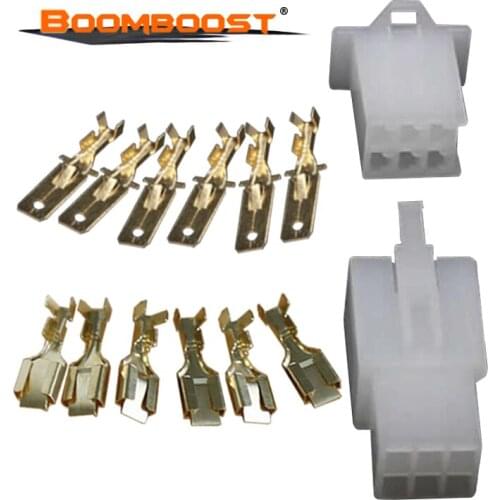 Male Female Cable For Motorcycle Ebike Car Terminal Plug Kits Automotive 2.8 Electrical Wire Connector 2.8mm 2/6 pin