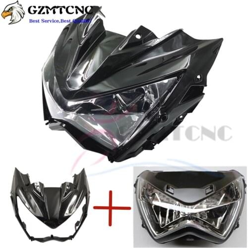 13-16 Z800 Front Headlight Fairing Headlamp Assembly Head Lights Lamp Lighting House Complete for Kawasaki Z 800 2013 -2016 Set