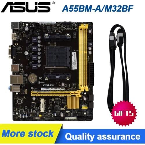 For ASUS A55BM-A/M32BF/DP_MB Desktop Motherboards Socket FM2+ AMD A55 DDR3 tpm 2.0 PC used Original Motherboard set
