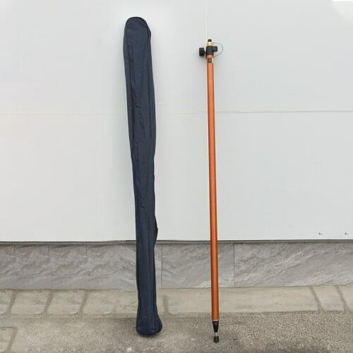 New Universal Telescopic Carbon Fiber Rod Yellow RTK/GPS Pole , 240cm