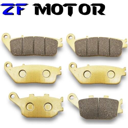 Motorcycle Front Rear Brake Pads For HONDA 599 CB750 CB600F CBR600 F3 CBR600F3 1995-1998 CB600FW CB600FY CBF600 CBF1000 6 7 8 9